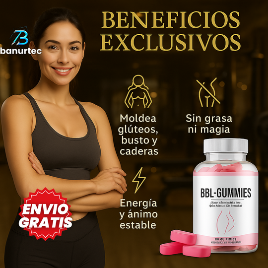 Bbl Gummies™ – Gomitas de Aguaje, Ácido Folico Y Fenogreco Aumenta Volumen de Forma Natural