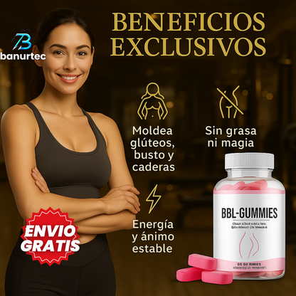 Bbl Gummies™ – Gomitas de Aguaje, Ácido Folico Y Fenogreco Aumenta Volumen de Forma Natural