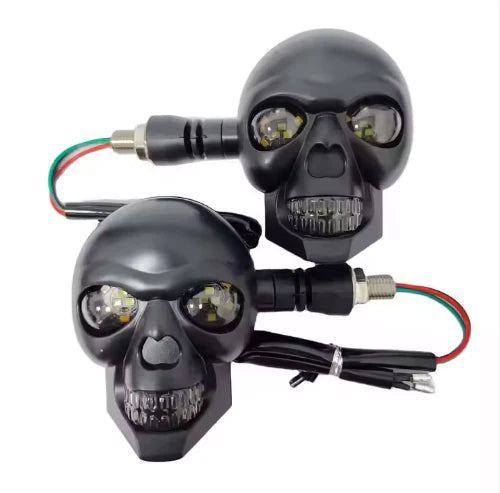 4 Exploradoras Led Laser Bicolor Calavera