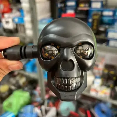x4 Exploradoras Led Laser Bicolor Calavera / moto +Kit de instalación 🏍