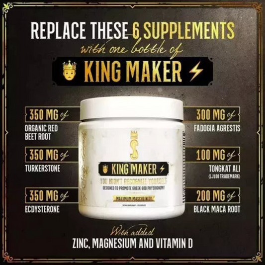 King Maker, suplemento anabólico 13 en 1