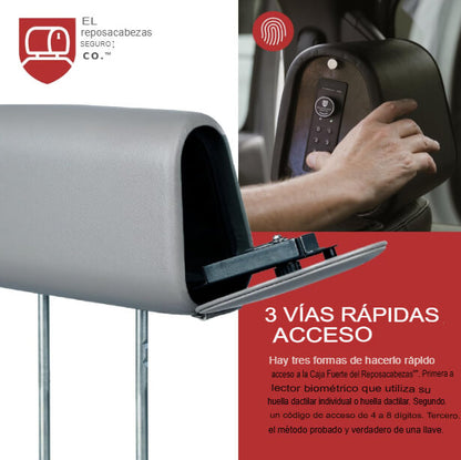 🔒Reposacabezas Vulcano: Tu Secreto Mejor Guardado en el Carro 🔥