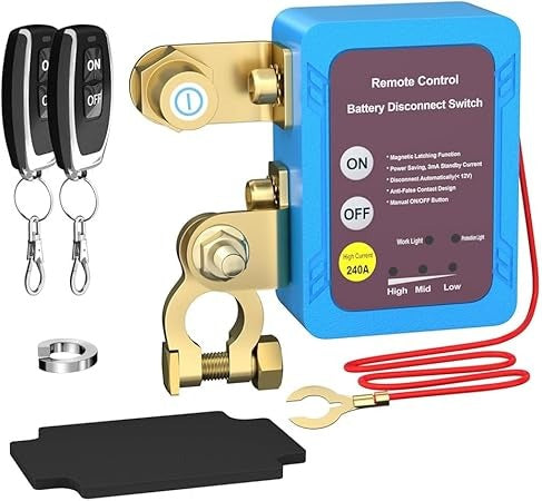 INTERRUPTOR REMOTO INTELIGENTE PARA BATERÍA ANTIRROBO 🔋